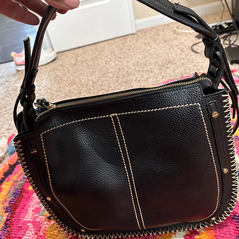 Black crossbody bag in excellent condition